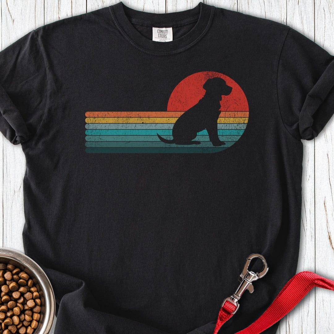 Retro Labrador Premium Tee Gift For Dog Lover