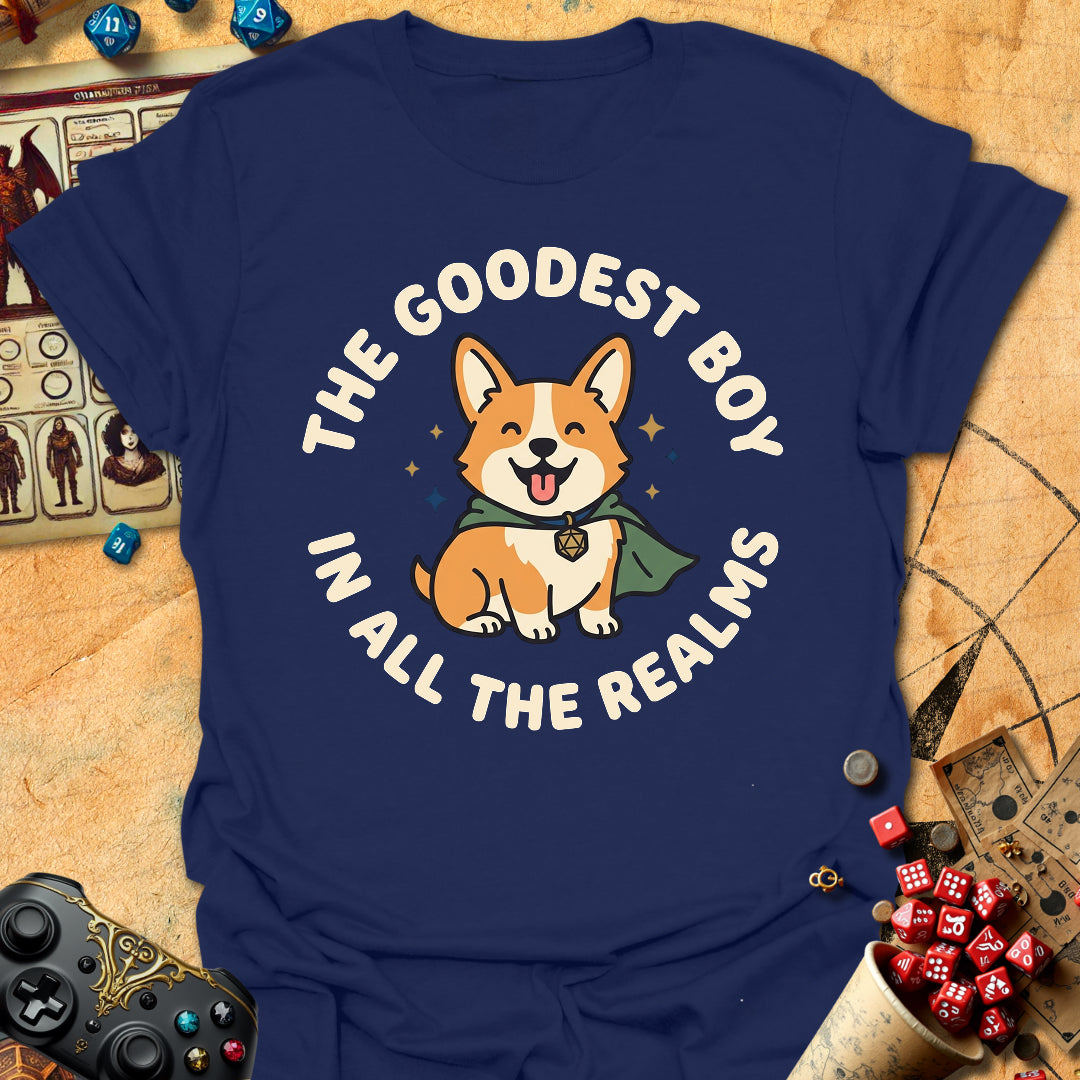 Goodest Boy Tee Gift For Tabletop Gamer