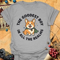 Goodest Boy Tee Gift For Tabletop Gamer
