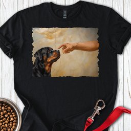 Rottweiler Creation T Shirt Gift For Dog Lover