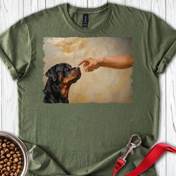 Rottweiler Creation T Shirt Gift For Dog Lover