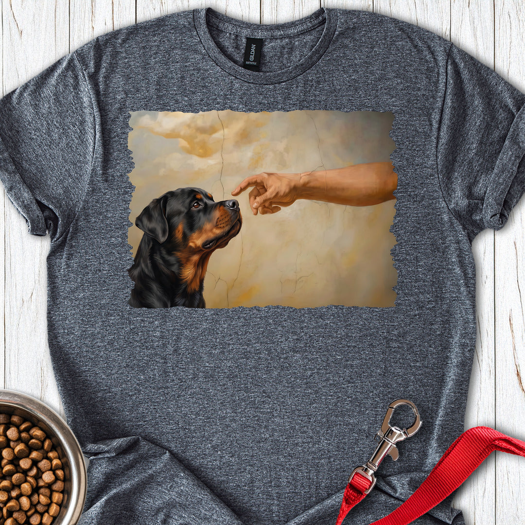 Rottweiler Creation T Shirt Gift For Dog Lover
