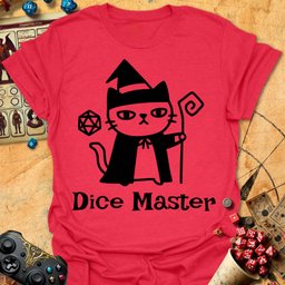 Dice Master Tee Gift For Tabletop Gamer