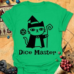 Dice Master Tee Gift For Tabletop Gamer