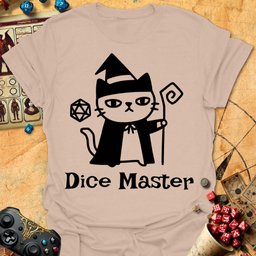 Dice Master Tee Gift For Tabletop Gamer