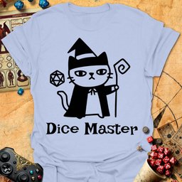 Dice Master Tee Gift For Tabletop Gamer