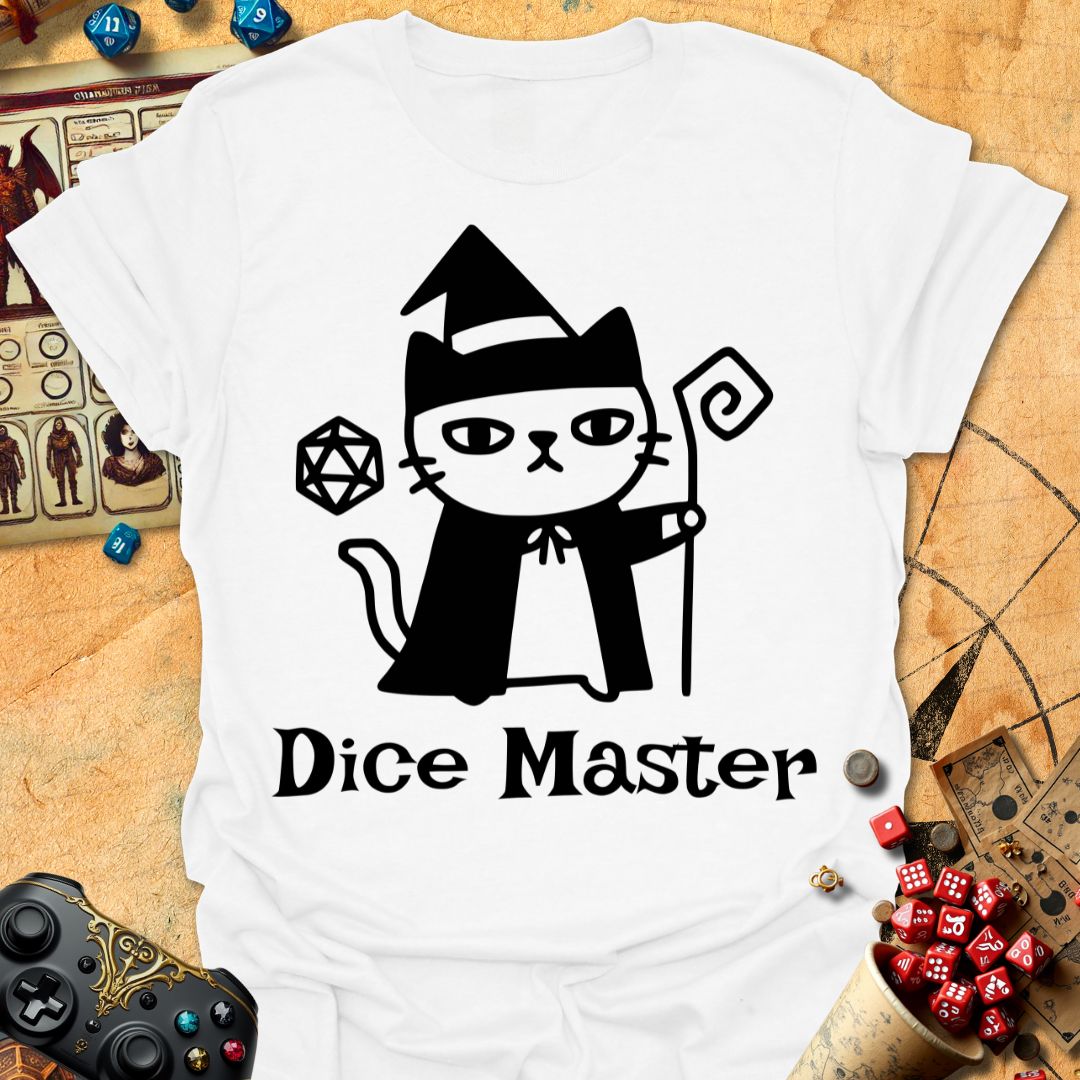 Dice Master Tee Gift For Tabletop Gamer