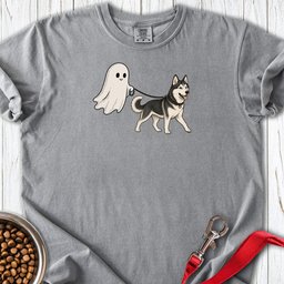 White Siberian Husky Ghost Halloween Premium Tee Gift For Dog Lover