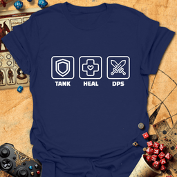 Mmo Trinity Tee Gift For Tabletop Gamer
