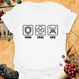 Mmo Trinity Tee Gift For Tabletop Gamer