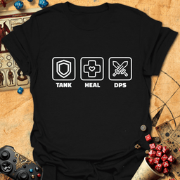 Mmo Trinity Tee Gift For Tabletop Gamer