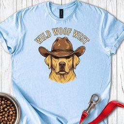 Wild West Labrador T Shirt Gift For Dog Lover