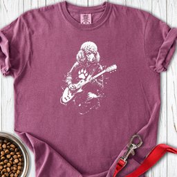 Standard Poodle Guitar Premium Tee Gift For Dog Lover