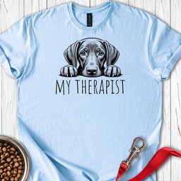 Vizsla My Therapist T Shirt Gift For Dog Lover