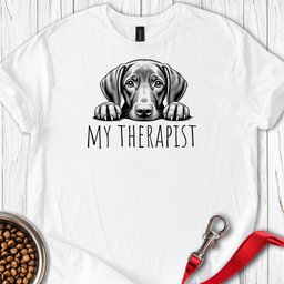 Vizsla My Therapist T Shirt Gift For Dog Lover