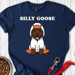 Silly Goose Labrador T Shirt Gift For Dog Lover