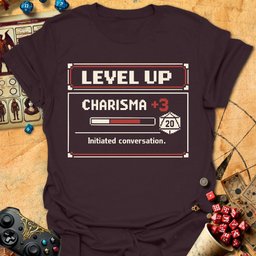 Charisma 3 Tee Gift For Tabletop Gamer