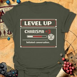 Charisma 3 Tee Gift For Tabletop Gamer