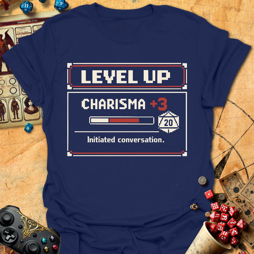 Charisma 3 Tee Gift For Tabletop Gamer