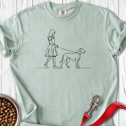 Walking Great Dane Premium Tee Gift For Dog Lover