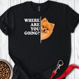 Pomeranian Where Are You Going T Shirt Gift For Dog Lover
