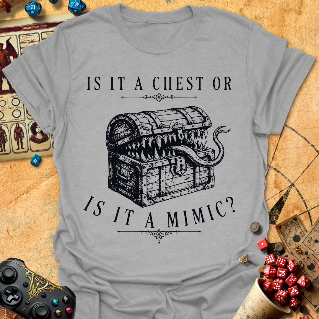 Chest Or Mimic Tee Gift For Tabletop Gamer