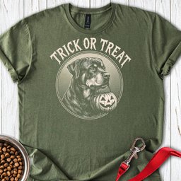 Rottweiler Trick Or Treat T Shirt Gift For Dog Lover