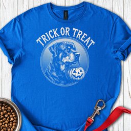 Rottweiler Trick Or Treat T Shirt Gift For Dog Lover