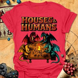 Houses And Humans Tee Gift For Tabletop Gamer