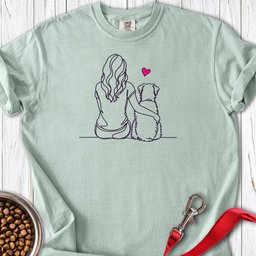 Wheaten Terrier Hug Premium Tee Gift For Dog Lover