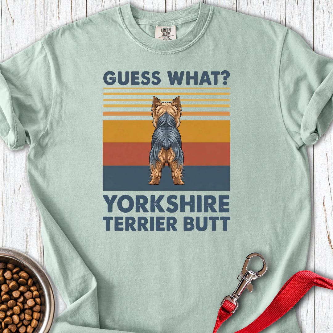Yorkshire Terrier Butt Premium Tee Gift For Dog Lover