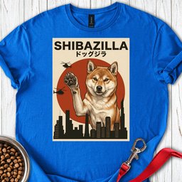Shibazilla T Shirt Gift For Dog Lover