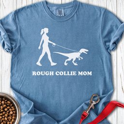 Rough Collie Mom Premium Tee Gift For Mom