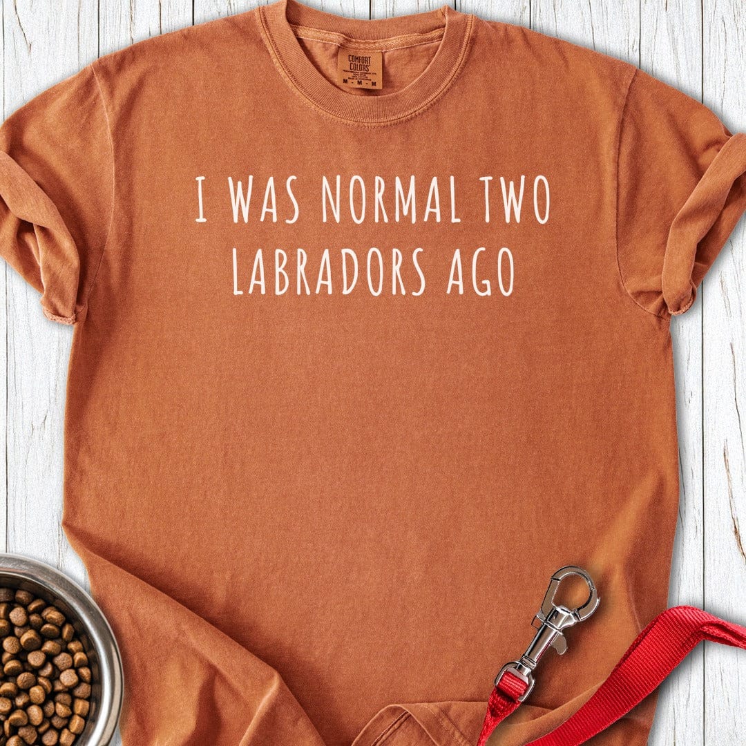 Two Labradors Premium Tee Gift For Dog Lover