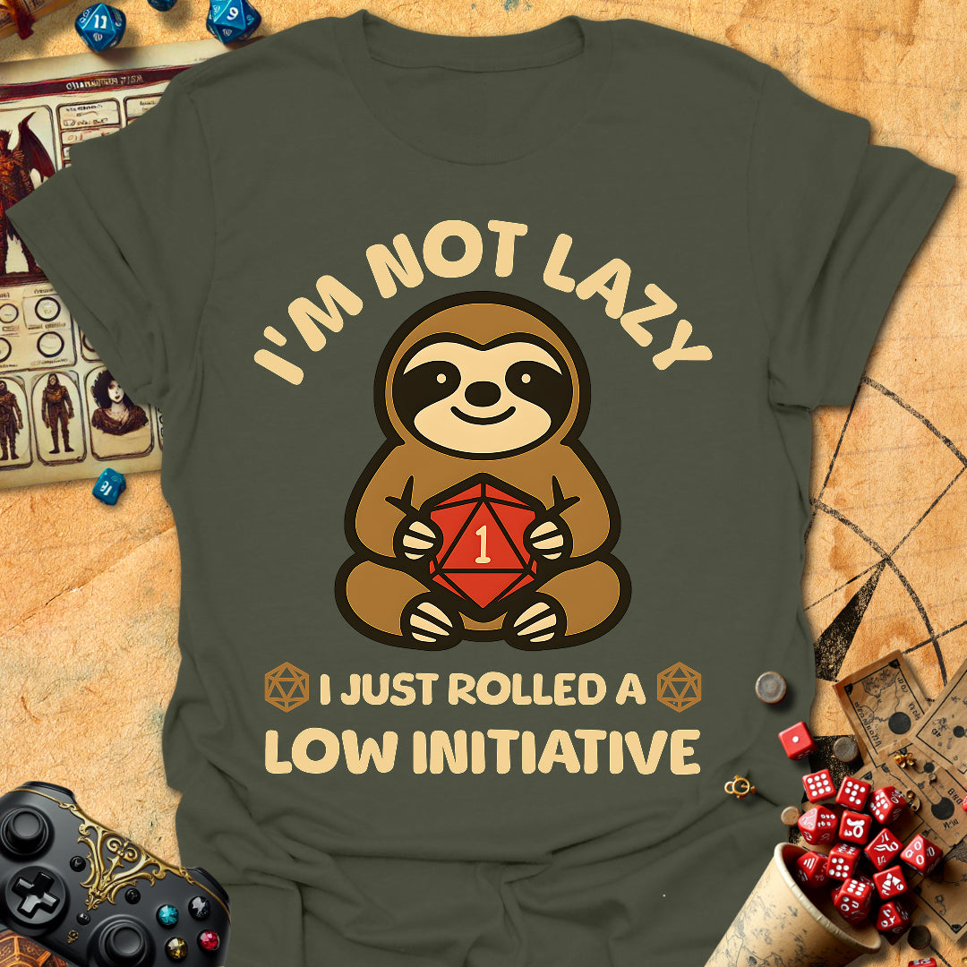 Im Not Lazy Tee Gift For Tabletop Gamer