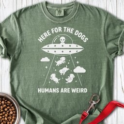 Ufo Dogs Premium Tee Gift For Dog Lover