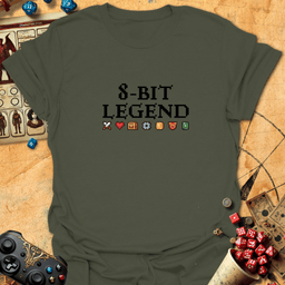 8 Bit Legend Tee Gift For Tabletop Gamer