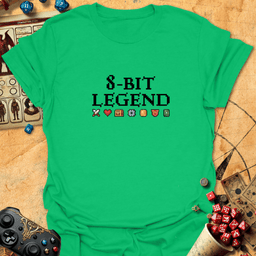 8 Bit Legend Tee Gift For Tabletop Gamer