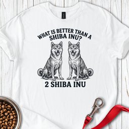 Two Shiba Inu T Shirt Gift For Dog Lover