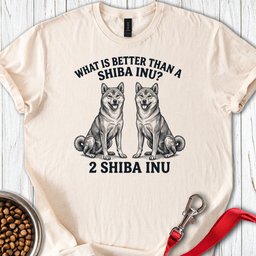 Two Shiba Inu T Shirt Gift For Dog Lover