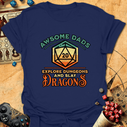 Awesome Dads Explore Tee Gift For Dad