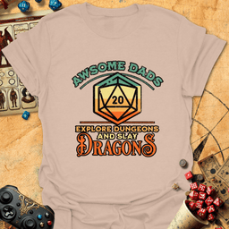 Awesome Dads Explore Tee Gift For Dad