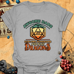 Awesome Dads Explore Tee Gift For Dad