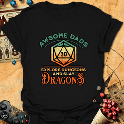 Awesome Dads Explore Tee Gift For Dad