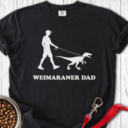 Weimaraner Dad Premium Tee Gift For Dad