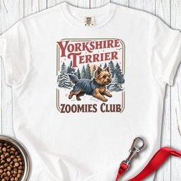 Yorkshire Terrier Zoomies Club Premium Tee Gift For Dog Lover