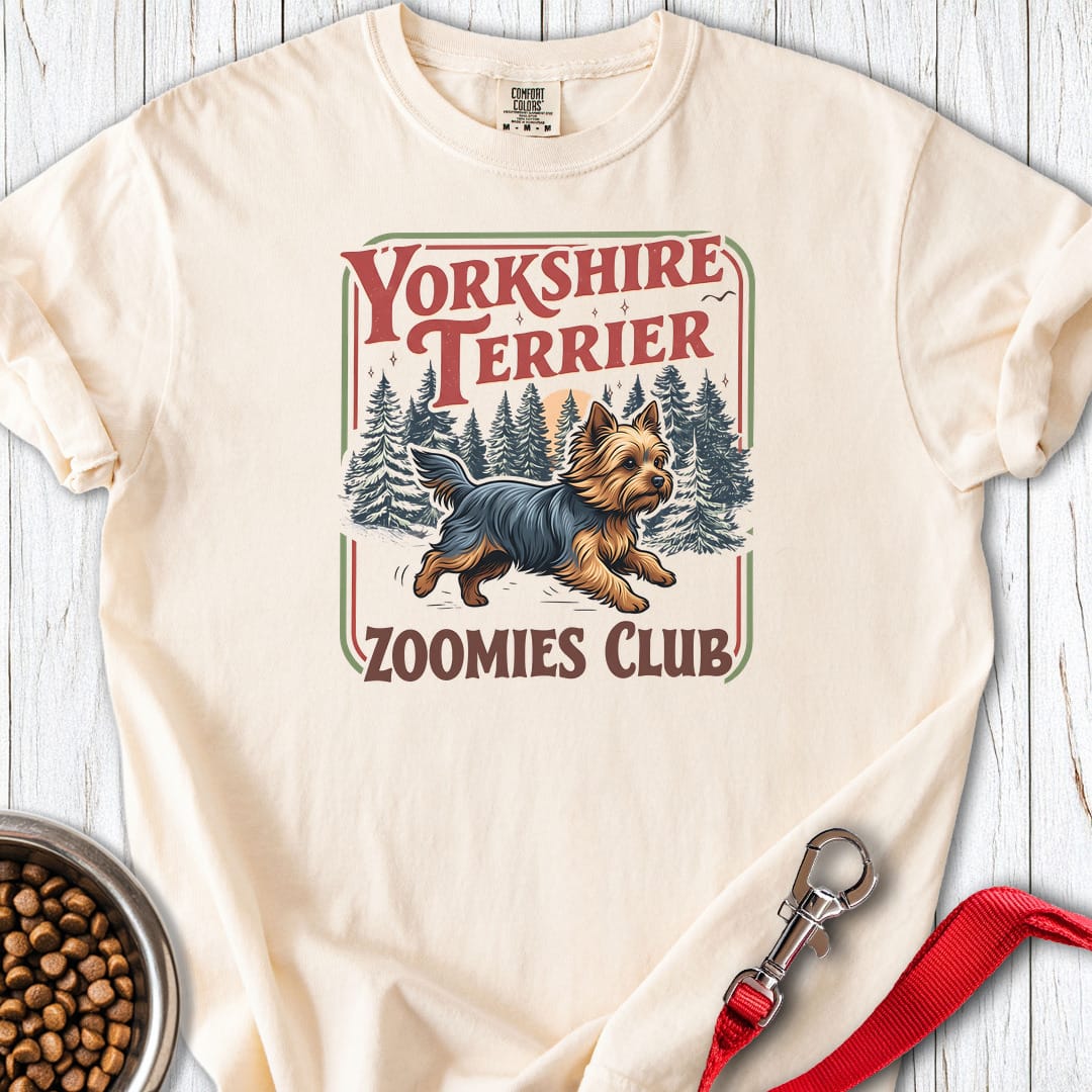 Yorkshire Terrier Zoomies Club Premium Tee Gift For Dog Lover