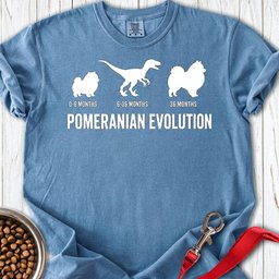 Pomeranian Evolution Premium Tee Gift For Dog Lover
