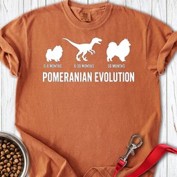 Pomeranian Evolution Premium Tee Gift For Dog Lover