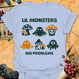 Little Monsters Tee Gift For Tabletop Gamer